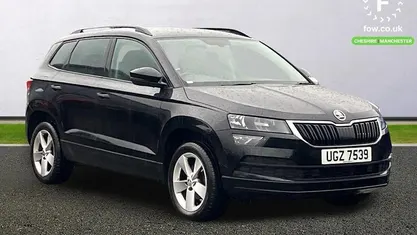 Black Used 2021 Skoda Karoq SE SUV | £15,699 (Fair price)