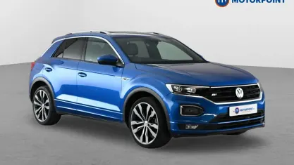 Used VW T-Roc R-line 190 HP (139 kW) 2020 Blue SUV