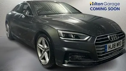 Used Audi A5 S-Line 190 HP (139 kW) 2018 Grey Coupe
