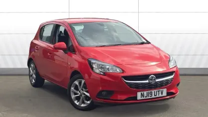 Used Vauxhall Corsa 90 HP (66 kW) 2019 Red Hatchback