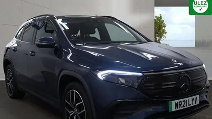 Used Mercedes EQA250 AMG line 139 kW (190 HP) 2021 Blue SUV