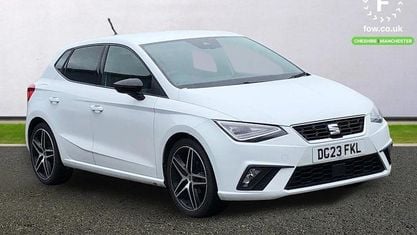 Usado Seat Ibiza FR 95 CV (69 kW) 2022 Blanco Utilitario