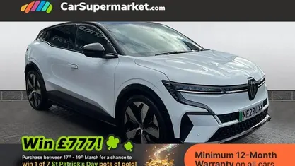 Used Renault Megane E-Tech Techno 160 kW (218 HP) 2023 White/black Hatchback