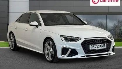 Used Audi A4 S-Line 150 HP (110 kW) 2022 White Sedan