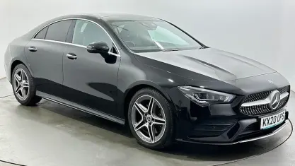 Used Mercedes CLA220 AMG Line Premium Plus 190 HP (139 kW) 2020 Black Coupe