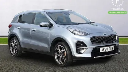 Used Kia Sportage GT-Line 185 HP (136 kW) 2019 Silver SUV