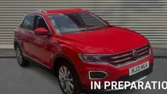 Flash red Used 2021 VW T-Roc SEL SUV | £19,681 (Fair price)