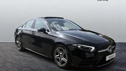 Used Mercedes A180 AMG line 116 HP (85 kW) 2021 Black Sedan