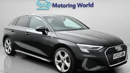 Used Audi A3 Sportback S-Line 150 HP (110 kW) 2023 Black Hatchback