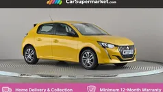 Yellow Used 2022 Peugeot 208 Active Premium Hatchback | £13,997 (Fair price)