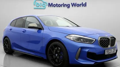 Used BMW M135 306 HP (225 kW) 2023 Blue Hatchback