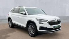 Moon white metallic Used 2022 Skoda Kodiaq SE L Executive SUV | £26,750 (Fair price)