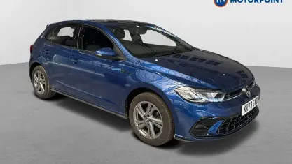 Used VW Polo R-line 110 HP (80 kW) 2023 Blue Hatchback