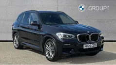 Black Used 2020 BMW X3 M Sport SUV | £22,482 (Fair price)