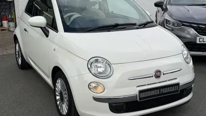 Used Fiat 500 Lounge 69 HP (50 kW) 2014 Bossanova white Hatchback