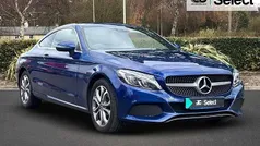 Blue Used 2017 Mercedes C200 Coupe | £13,250 (Fair price)