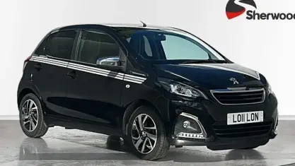 Used Peugeot 108 Collection 72 HP (52 kW) 2018 Black Hatchback
