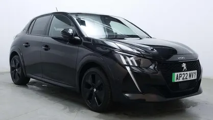 Black Used 2022 Peugeot e-208 Premium Hatchback | £12,500 (Fair price)