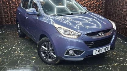 Usado Hyundai ix35 SE 116 HP (85 kW) 2015 Azul SUV