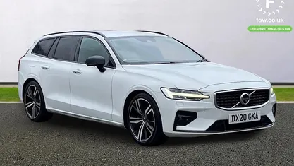 White Used 2020 Volvo V60 R-Design Estate | £20,199 (Good price)