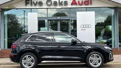 Black Used 2021 Audi Q5 S-Line SUV | £31,590 (Fair price)