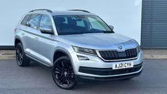 Brilliant silver metallic Used 2021 Skoda Kodiaq SE L SUV | £19,995 (Fair price)