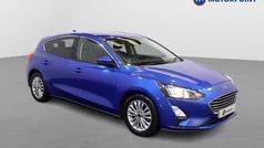 Blue Used 2019 Ford Focus Titanium Hatchback | £11,349 (Fair price)