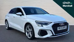 White Used 2022 Audi A3 S-Line Hatchback | £20,204 (Fair price)