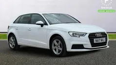 White Used 2017 Audi A3 Sportback Hatchback | £10,199 (Fair price)