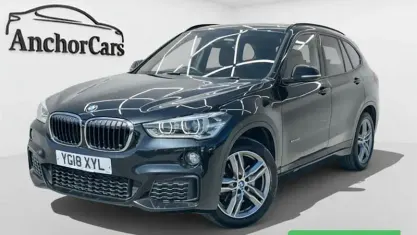 Begagnad BMW X1 M Sport 192 HK (141 kW) 2018 Svart SUV