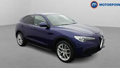 Begagnad Alfa Romeo Stelvio 280 HK (205 kW) 2019 Blå SUV