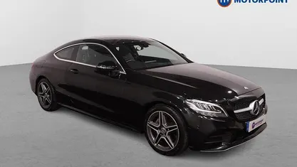 Used Mercedes C200 AMG line 184 HP (135 kW) 2019 Black Coupe