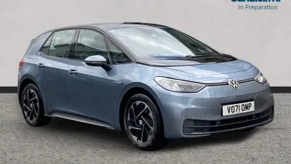 Used VW ID.3 Pro Performance 150 kW (204 HP) 2021 Blue Hatchback