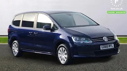 Used VW Sharan S 150 HP (110 kW) 2019 Blue MPV