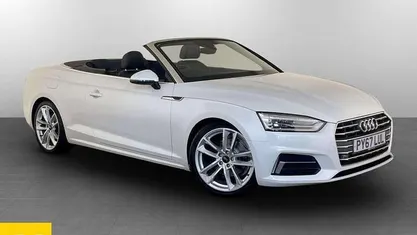White Used 2018 Audi A5 Cabriolet Sport Cabriolet | £13,995 (Fair price)
