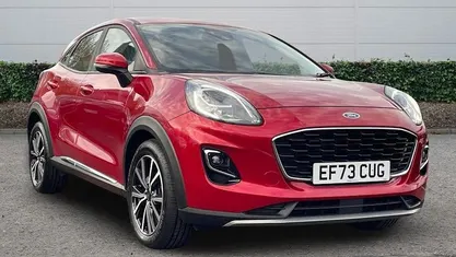 Red Used 2023 Ford Puma Titanium Hatchback | £15,541 (Fair price)