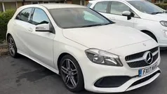 White Used 2017 Mercedes A160 AMG line Hatchback | £12,399 (Fair price)
