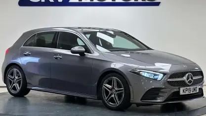 Used Mercedes A200 AMG Line Premium 163 HP (119 kW) 2019 Grey Hatchback