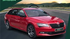 Red Used 2018 Skoda Superb SportLine Estate | £17,950 (Fair price)