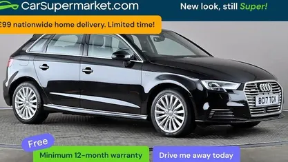 Used Audi A3 e-tron Premium 150 HP (110 kW) 2017 Black Hatchback