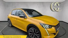 Yellow Used 2020 Peugeot e-208 GT-line Hatchback | £10,475 (Fair price)