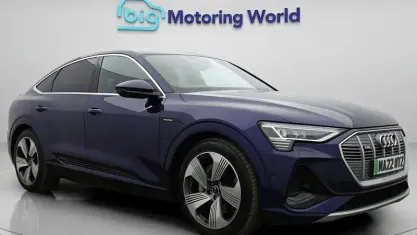 Used Audi e-tron Sportback S-Line 300 kW (408 HP) 2022 Blue SUV