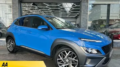 Used Hyundai Kona Premium 141 HP (103 kW) 2022 Blue SUV