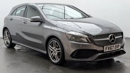 Grey Used 2017 Mercedes A180 AMG line Hatchback | £10,550 (Fair price)