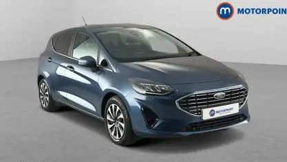 Used Ford Fiesta Titanium 125 HP (91 kW) 2021 Blue Hatchback