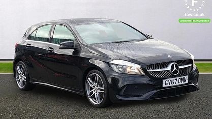 Usado Mercedes A160 AMG line 102 HP (75 kW) 2018 Preto Citadino