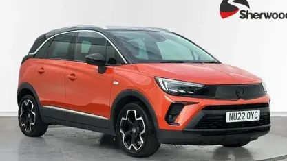 Used Vauxhall Crossland Ultimate 110 HP (80 kW) 2022 Orange SUV
