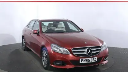 Used Mercedes E220 SE 177 HP (130 kW) 2015 Red Sedan