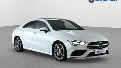 Used Mercedes CLA180 AMG Line Premium Plus 136 HP (100 kW) 2021 White Coupe