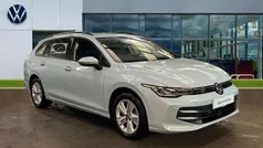Crystal ice blue metallic Used 2025 VW Golf VIII Life Estate | £23,986 (Fair price)